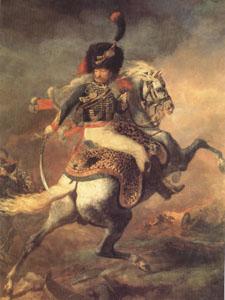 Theodore   Gericault An Officer of the Imperial Horse Guards Charging (mk05) Germany oil painting art